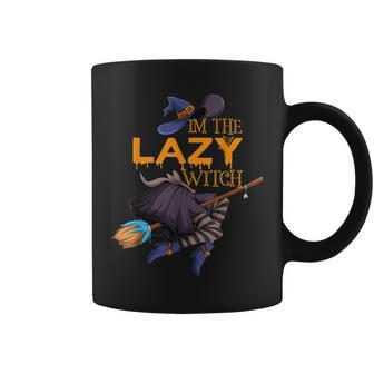 Im The Lazy Witch Halloween Matching Group Costume Coffee Mug - Seseable