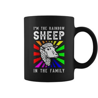 Im The Rainbow Sheep In The Family Transgender Gay Lgbtqa Gift Graphic Design Printed Casual Daily Basic Coffee Mug - Thegiftio UK
