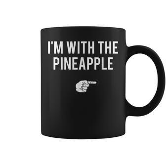 Im With Pineapple Halloween Costume Funny Couples Coffee Mug - Thegiftio UK