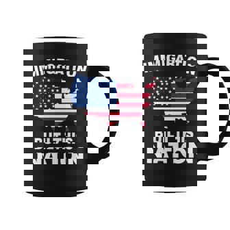 Immigration Built This Nation Graphic Design Printed Casual Daily Basic Coffee Mug - Thegiftio