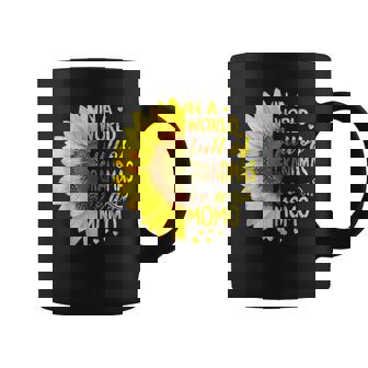 In A World Full Of Grandmas Be Momo Sunflower Coffee Mug - Thegiftio