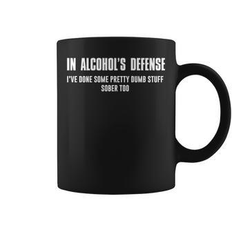 In Alcohols Defense Coffee Mug - Seseable
