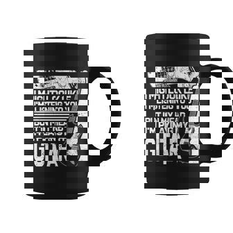 In My Head Im Playing My Guitar Tshirt Coffee Mug - Monsterry