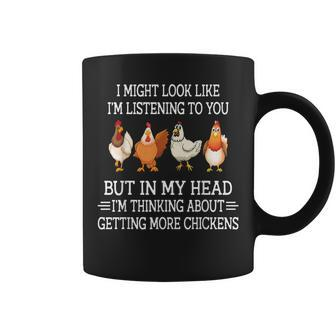 In My Head Im Thinking About Getting More Chickens Coffee Mug - Thegiftio UK