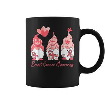In October We Wear Pink Gnome Breast Cancer Awareness Coffee Mug - Thegiftio UK