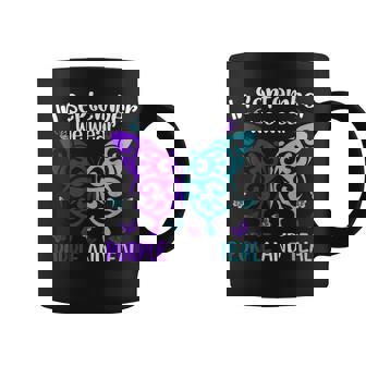 In September We Wear Purple & Teal Suicide Prevention Coffee Mug - Thegiftio UK