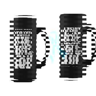In This Family No One Fights Alonegiftprostate Cancer Ribbon Great Gift Coffee Mug - Monsterry