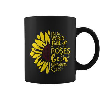 Ina World Fuff Of Roses He A Sunflower Coffee Mug - Monsterry UK
