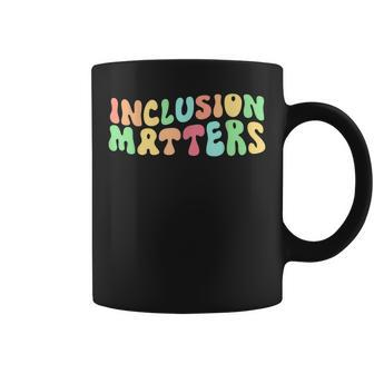 Inclusion Matters Special Education Autism Awareness Teacher V2 Coffee Mug - Thegiftio UK