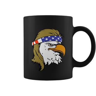 Independence 4Th Of July Usa American Flag Eagle Mullet Gift Coffee Mug - Monsterry DE