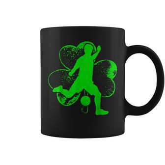 Irish Soccer Shamrock Funny Irish St Patrick Day Men Boys Coffee Mug - Thegiftio