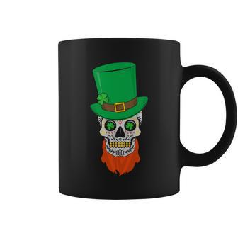 Irish Sugar Skull St Patricks Day Tshirt Coffee Mug - Monsterry AU