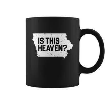 Is This Heaven Iowa Baseball Tshirt Coffee Mug - Monsterry