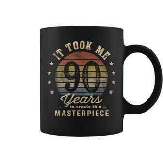 It Took Me 90 Years To Create This Masterpiece 90Th Birthday Coffee Mug - Seseable