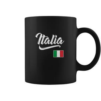 Italia Italian Flag V2 Coffee Mug - Thegiftio UK