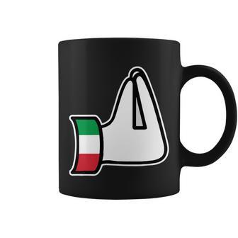 Italian Hand Gesture Funny Coffee Mug - Monsterry