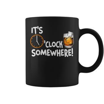 Its 5 Oclock Somewhere Whisky Funny Drinking Coffee Mug - Thegiftio UK