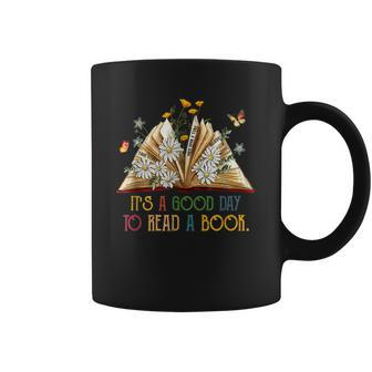 Its A Good Day To Read A Book Vintage Book Reading Coffee Mug - Thegiftio UK