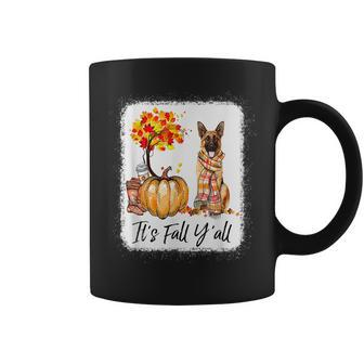 Its Fall Yall German Shepherd Dog Halloween Thanksgiving Coffee Mug - Thegiftio UK