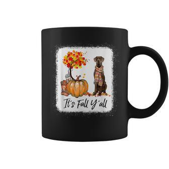 Its Fall Yall Great Dane Dog Lovers Thanksgiving Halloween Coffee Mug - Thegiftio UK