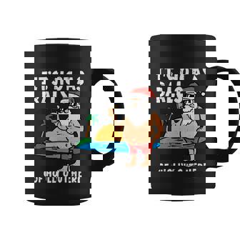 Its Hot As Balls Or Holly Out Here Christmas In July Santa Claus Funny On Beach Coffee Mug - Thegiftio