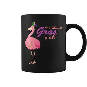 Its Mardi Gras Flamingo Graphic Design Printed Casual Daily Basic Coffee Mug