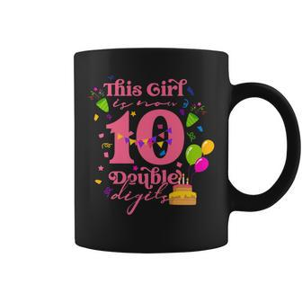 Its My 10Th Birthday This Girl Is Now 10 Years Old V2 Coffee Mug - Seseable