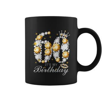 Its My 60Th Birthday Queen 60 Years Old Shoes Crown Diamond Coffee Mug - Monsterry DE