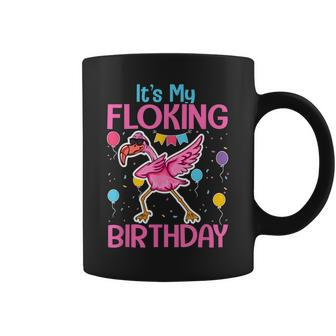 Its My Flocking Birthday - Dabbing Flamingo Lover Birthday Coffee Mug - Thegiftio UK