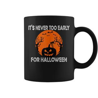 Its Never Too Early For Halloween Costumes Matching Couples Coffee Mug - Thegiftio UK