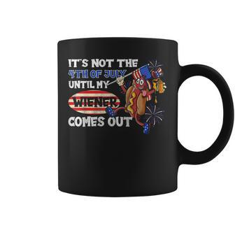 Its Not A Party Until My Wiener Comes Out 4Th Of July Wiener Coffee Mug - Seseable
