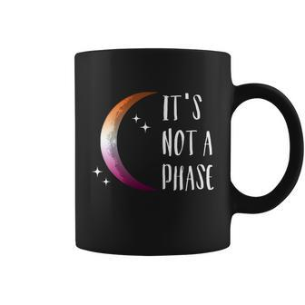 Its Not A Phase Halfmoon Lgbt Gay Pride Lesbian Gift Coffee Mug - Monsterry CA