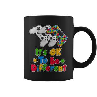 Its Ok To Be Different Autism Awareness Video Gamer Coffee Mug - Monsterry CA