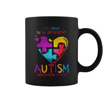 Its Okay To Be Different Autism Awareness Month Coffee Mug - Monsterry UK