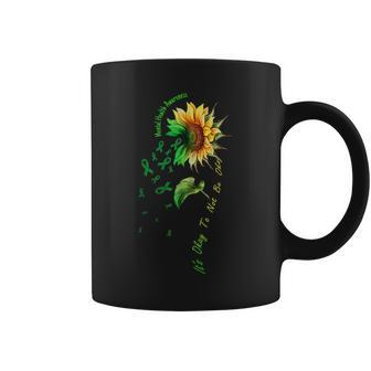 Its Okay To Not Be Okay Mental Health Awareness Sunflower Coffee Mug - Thegiftio UK
