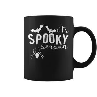 Its Spooky Season Scary Spooky Halloween Party Spider Coffee Mug - Seseable