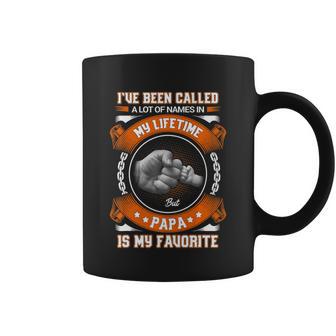 Ive Been Called A Lot Of Names But Papa Is My Favorite Tshirt Coffee Mug - Monsterry
