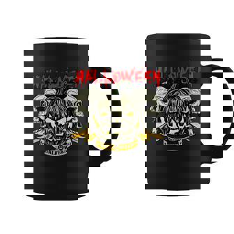 Jack O Lantern Skulls Halloween Graphic Design Printed Casual Daily Basic Coffee Mug - Thegiftio