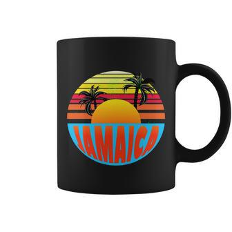 Jamaica Retro Circle Tshirt Coffee Mug - Monsterry AU