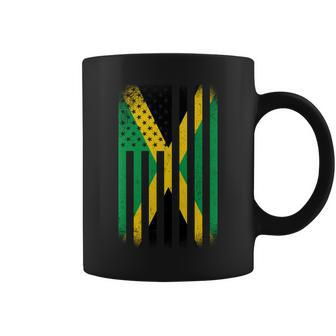 Jamaican Vintage Jamaica Flag Tshirt Coffee Mug - Monsterry AU