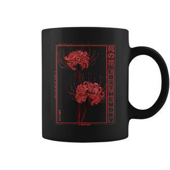 Japanese Spider Lily Soft Grunge Anime Aesthetic Flower Coffee Mug - Thegiftio UK