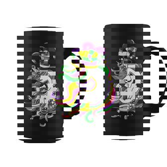 Jester Rainbow Unicorn Design Mardi Gras Mask Costume Coffee Mug - Thegiftio