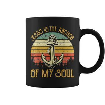 Jesus Is The Anchor Of My Soul Mens Womens Christian Coffee Mug - Thegiftio UK