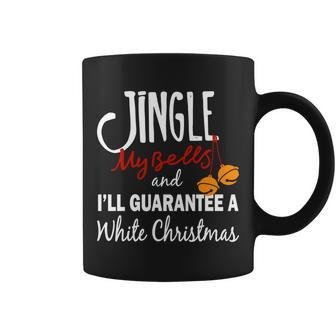Jingle My Bells For White Christmas Coffee Mug - Monsterry
