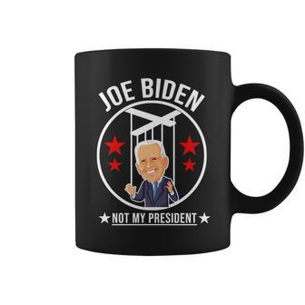 Joe Biden Not My President Puppet Funny Coffee Mug - Monsterry AU