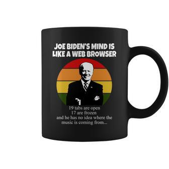 Joe Bidens Mind Is Like A Web Browser Tshirt Coffee Mug - Monsterry DE