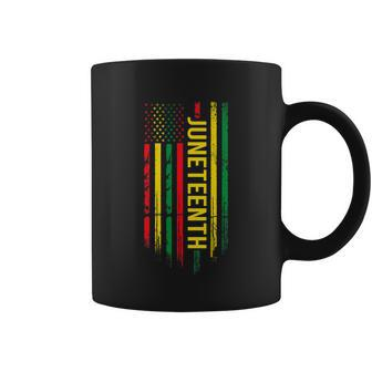 June 19Th Black History Juneteenth African American Us Flag Coffee Mug - Thegiftio UK