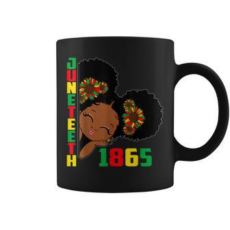 Junenth Celebrating 1865 Cute Black Girls Kids Coffee Mug - Thegiftio UK