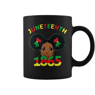 Junenth Celebrating 1865 Cute Brown Skin Girls Kids Ns Coffee Mug - Thegiftio UK