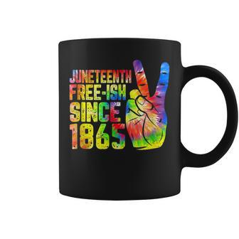 Junenth Free Ish Since 1865 Tie Dye Independence Day V2 Coffee Mug - Thegiftio UK